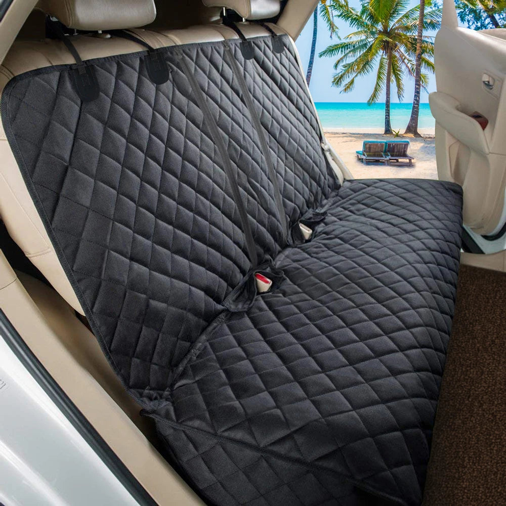 Dog Car Seat Cover Pet Travel Carrier Mattress Waterproof Dog Car Seat Protector With Middle Seat Armrest For Dogs NEWFURNITURELOOKS
