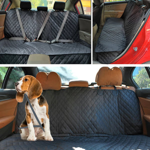 Dog Car Seat Cover Pet Travel Carrier Mattress Waterproof Dog Car Seat Protector With Middle Seat Armrest For Dogs NEWFURNITURELOOKS