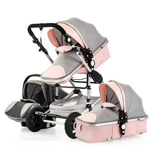 baby stroller 3in1 Luxury High Landscape baby pram portable baby pushchair multifunctional Newborn Carriage double faced NEWFURNITURELOOKS