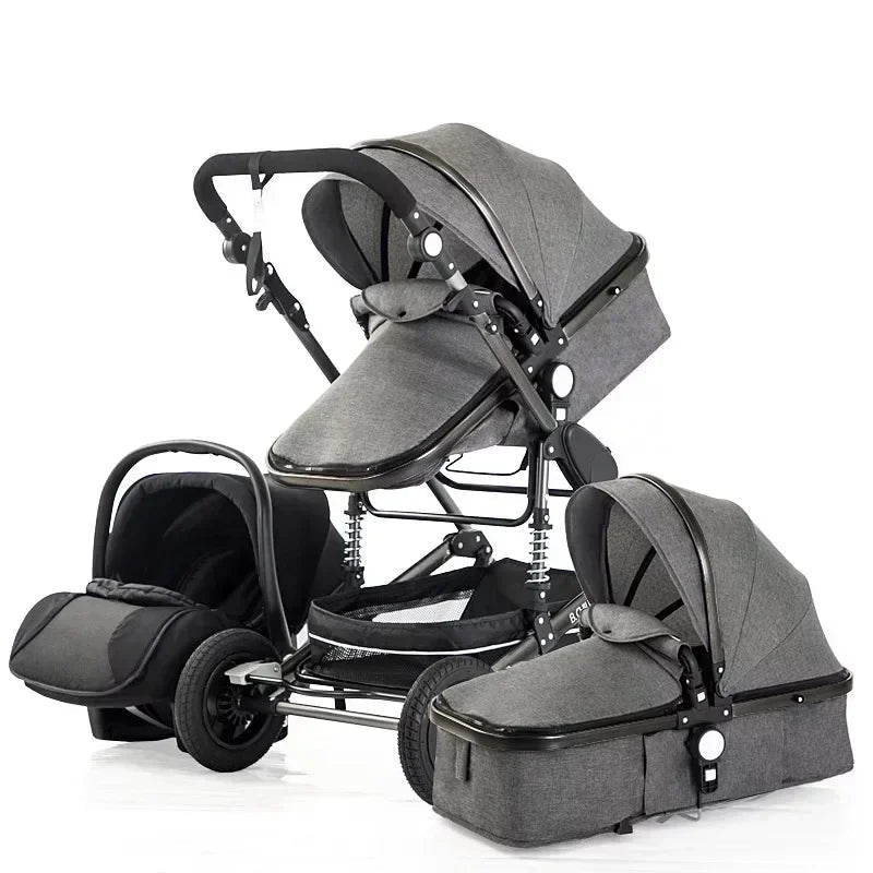baby stroller 3in1 Luxury High Landscape baby pram portable baby pushchair multifunctional Newborn Carriage double faced NEWFURNITURELOOKS