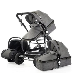 baby stroller 3in1 Luxury High Landscape baby pram portable baby pushchair multifunctional Newborn Carriage double faced NEWFURNITURELOOKS