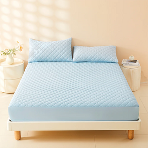 1pc 3D Air Fabric Thick Mattress Cover, 100% Waterproof Mattress Protector, Soft and Breathable Fitted Bed Sheet (No Pillowcase) NEWFURNITURELOOKS