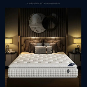 Hotel Mattress Bed And Breakfast Apartment Independent Spring Latex Soft And Hard 1.8m Manufacturers Wholesale NEWFURNITURELOOKS