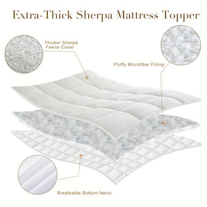 Thicken Winter Warm Lamb Cashmere Mattress High Quality Household Soft Pad Tatami Floor Mat Student Dormitory Single Mattresses NEWFURNITURELOOKS
