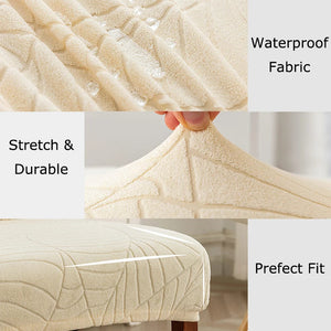 Genina Chair Covers Stretch Set Of 1/4/6 Waterproof Dust-proof Easy To Clean Apply To Dining Room Office Hotel Restaurant NEWFURNITURELOOKS