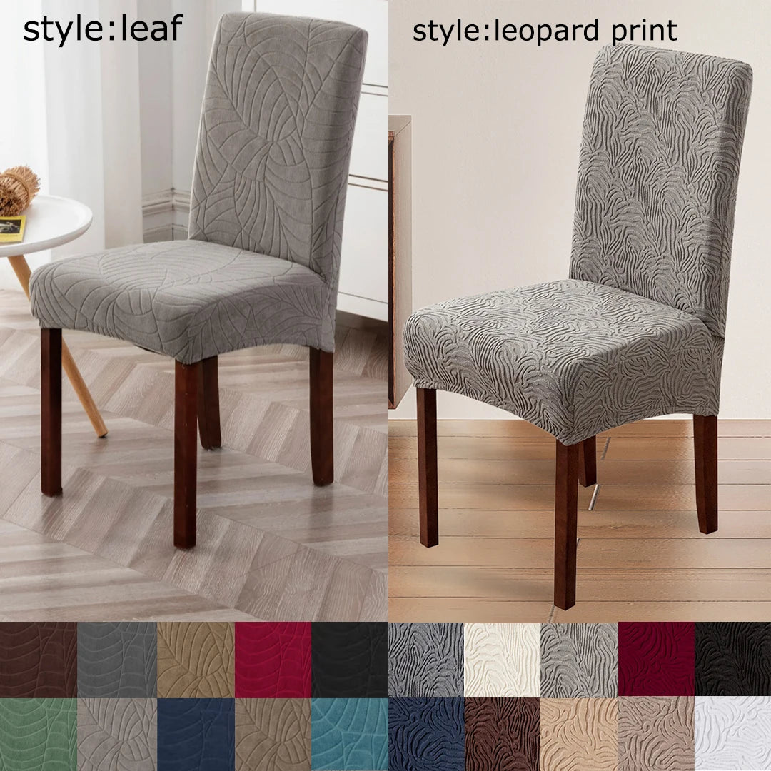 Genina Chair Covers Stretch Set Of 1/4/6 Waterproof Dust-proof Easy To Clean Apply To Dining Room Office Hotel Restaurant NEWFURNITURELOOKS