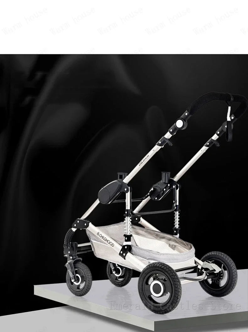 baby stroller 3in1 Luxury High Landscape baby pram portable baby pushchair multifunctional Newborn Carriage double faced NEWFURNITURELOOKS
