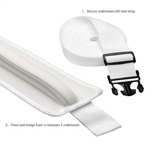 Bed Bridge Twin to King Converter Kit Bed Gap Filler to Make Twin Beds Into King Connector Mattress Connector for Guests NEWFURNITURELOOKS