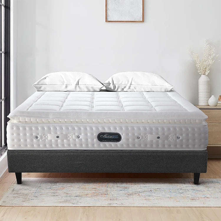 Luxury Hybrid Soft High Density Foam  Pocket Spring Queen Size Bed Mattress in a Box NEWFURNITURELOOKS