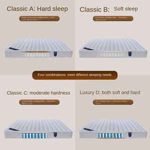 Mattress with independent spring for two, 1.8m, 1.5m, soft and hard dual purpose NEWFURNITURELOOKS