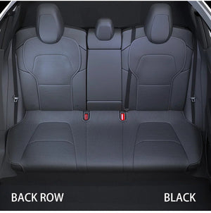 For Tesla Model Y juniper 2025 Leather seat cover seat cushion Breathable comfortable A non stuffy no sweat Car seat cushion NEWFURNITURELOOKS