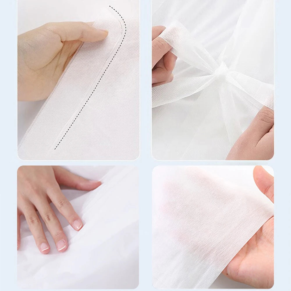 Disposable Bed Sheets Set Towel Hotel Quilt Cover Bedding Dirty Proof Pillowcase Dirty Quilt Cover Portable Travel Essential NEWFURNITURELOOKS