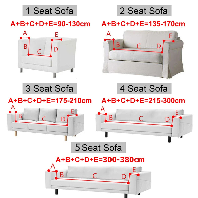 Sofa Cover Elastic For Living Room Home Jacquard Stretch  Slipcovers  Corner Couch Covers 1/2/3/4 Seater L Shape Free Shopping NEWFURNITURELOOKS