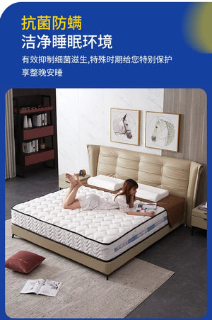 Household independent spring mattress latex bag 20cm soft and thick hall hotel homestay student use NEWFURNITURELOOKS