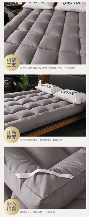 Student dormitory foldable thick bed mattress Japanese Futon Mattress Roll Up Floor Tatami Mat Adult Soft Breathable Sleeping Pa NEWFURNITURELOOKS