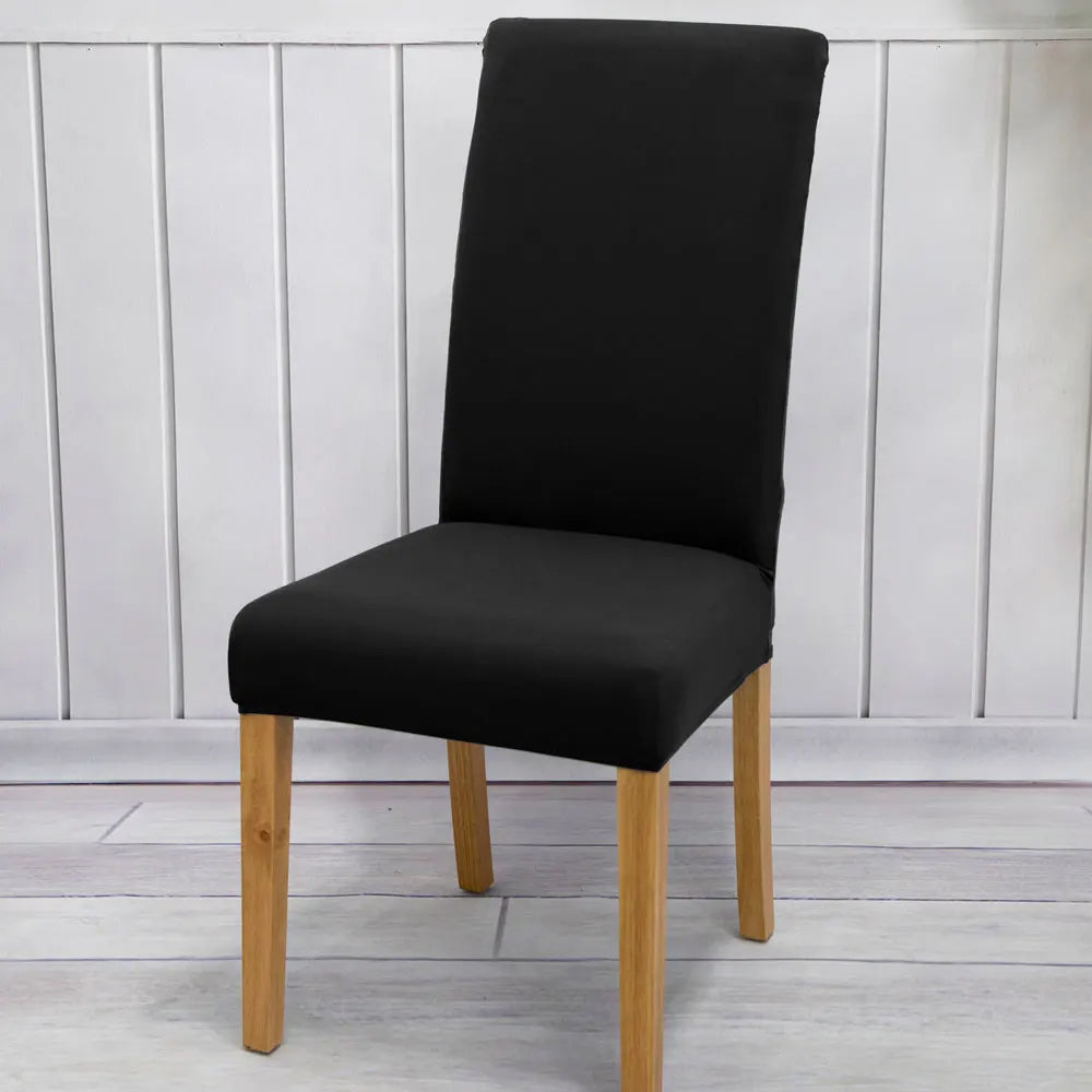 Solid Colors Chair Cover Adjustable dining rooms cover Chair Case Kitchen Seat Banquet  Elastic Flexible Spandex Chair Covers NEWFURNITURELOOKS