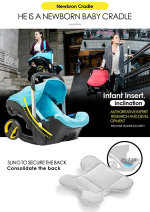 Baby Stroller 4 in 1 Car Seat For Newborn Prams Buggy Safety Cart Carriage Lightweight foldable NEWFURNITURELOOKS