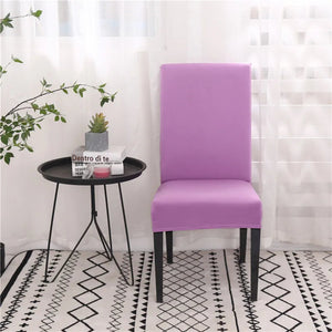 Solid Colors Chair Cover Adjustable dining rooms cover Chair Case Kitchen Seat Banquet  Elastic Flexible Spandex Chair Covers NEWFURNITURELOOKS