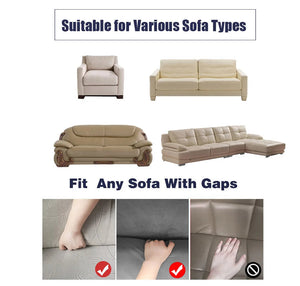 Jacquard Sofa Covers 1/2/3/4 Seats Solid Couch Cover L Shaped Thicken Sofa Cover Protector Bench Covers NEWFURNITURELOOKS
