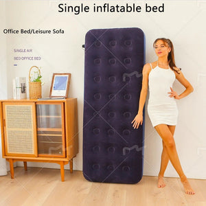 Automatic Air Bed Inflatable Home Inflatable Bed Single Air Mattress Bed Double Lazy Bed Outdoor Portable Air Mattress Bed NEWFURNITURELOOKS