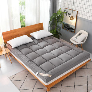 Thicken Fluffy Mattress Toppers Queen  Four Seasons Soft Mattress Pad Fits Twin/Full/Queen/King Home Student Dormitory Bedding NEWFURNITURELOOKS