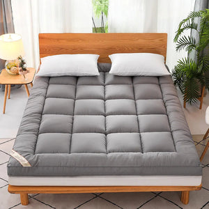 Thicken Fluffy Mattress Toppers Queen  Four Seasons Soft Mattress Pad Fits Twin/Full/Queen/King Home Student Dormitory Bedding NEWFURNITURELOOKS