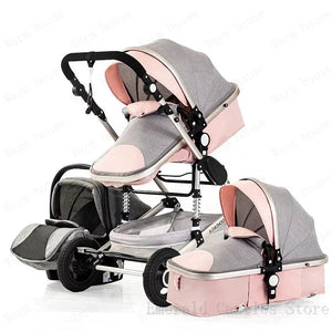 baby stroller 3in1 Luxury High Landscape baby pram portable baby pushchair multifunctional Newborn Carriage double faced NEWFURNITURELOOKS
