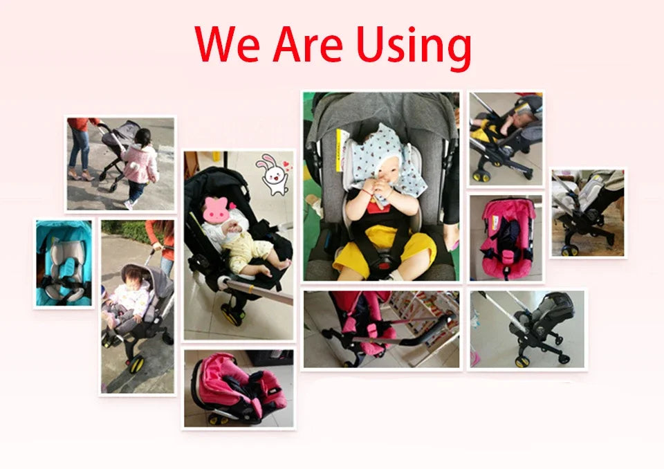 Baby Stroller 4 in 1 Car Seat For Newborn Prams Buggy Safety Cart Carriage Lightweight foldable NEWFURNITURELOOKS