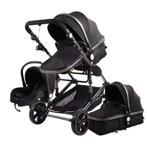 baby stroller 3in1 Luxury High Landscape baby pram portable baby pushchair multifunctional Newborn Carriage double faced NEWFURNITURELOOKS