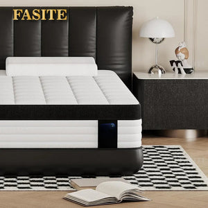 Pressure Relief Matress Medium Firm Mattress With Memory Foam and Pocket Springs Queen Mattress Full Size Bed in NEWFURNITURELOOKS