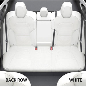 For Tesla Model Y juniper 2025 Leather seat cover seat cushion Breathable comfortable A non stuffy no sweat Car seat cushion NEWFURNITURELOOKS