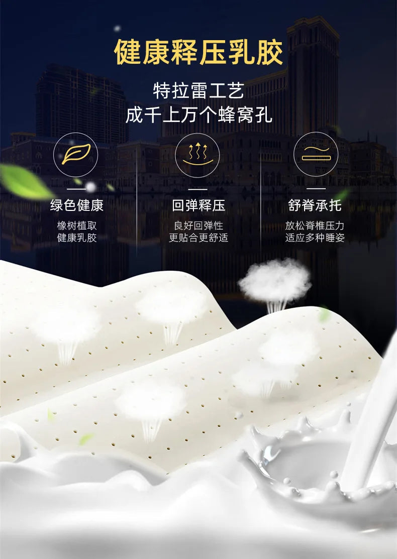 Hotel Mattress Bed And Breakfast Apartment Independent Spring Latex Soft And Hard 1.8m Manufacturers Wholesale NEWFURNITURELOOKS