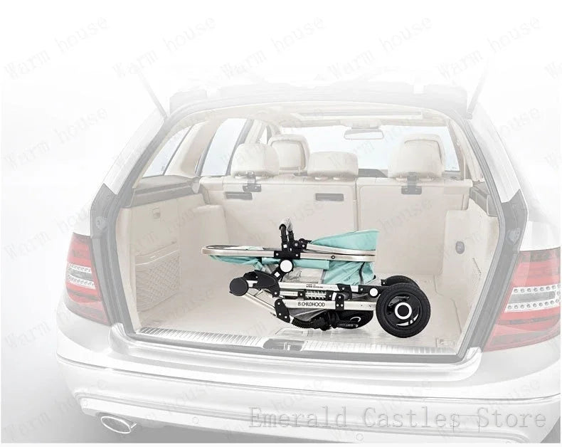baby stroller 3in1 Luxury High Landscape baby pram portable baby pushchair multifunctional Newborn Carriage double faced NEWFURNITURELOOKS