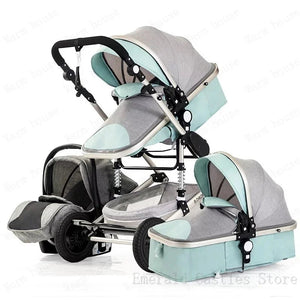 baby stroller 3in1 Luxury High Landscape baby pram portable baby pushchair multifunctional Newborn Carriage double faced NEWFURNITURELOOKS