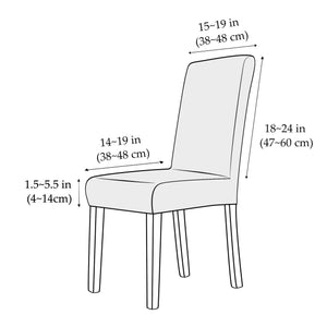 1pc Pu Leather Chair Cover Waterproof Oilproof Dining Chair Case Stretch Solid Color Seat Slipcover for Living Room Kitchen Home NEWFURNITURELOOKS