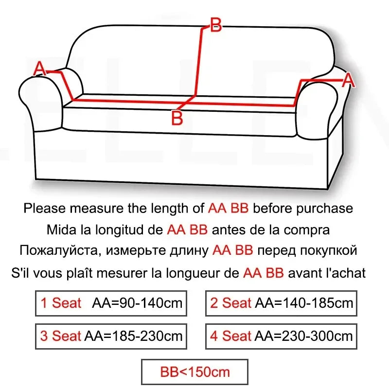 Jacquard Sofa Covers 1/2/3/4 Seats Solid Couch Cover L Shaped Thicken Sofa Cover Protector Bench Covers NEWFURNITURELOOKS