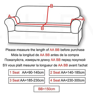 Jacquard Sofa Covers 1/2/3/4 Seats Solid Couch Cover L Shaped Thicken Sofa Cover Protector Bench Covers NEWFURNITURELOOKS