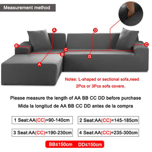 Jacquard Elastic Sofa Cover For Living Room Slipcovers Stretch Polar Fleece Armchair Protector L Shaped Sofa 1/2/3/4 Seater Home NEWFURNITURELOOKS