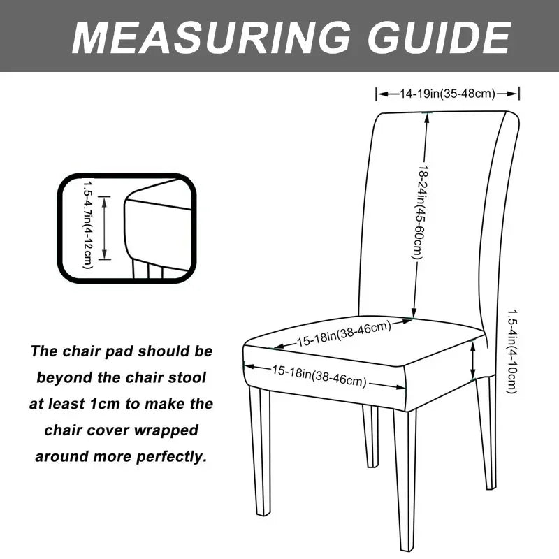 1pc Pu Leather Chair Cover Waterproof Oilproof Dining Chair Case Stretch Solid Color Seat Slipcover for Living Room Kitchen Home NEWFURNITURELOOKS