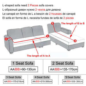 Sofa Cover Elastic For Living Room Home Jacquard Stretch  Slipcovers  Corner Couch Covers 1/2/3/4 Seater L Shape Free Shopping NEWFURNITURELOOKS