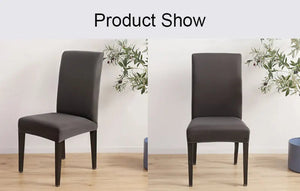 Solid Colors Chair Cover Adjustable dining rooms cover Chair Case Kitchen Seat Banquet  Elastic Flexible Spandex Chair Covers NEWFURNITURELOOKS