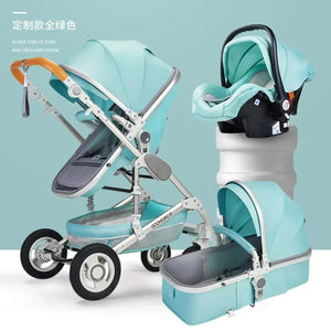 Baby stroller 3 in 1 stroller folding two-sided child four seasons kinderwagen baby carriage  high landscape Newborn Travelling NEWFURNITURELOOKS