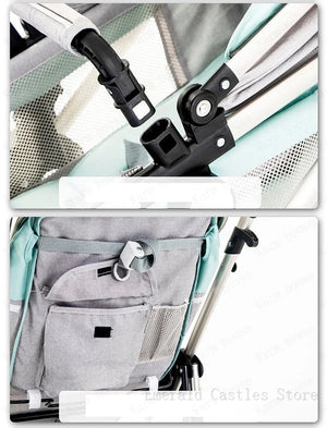 baby stroller 3in1 Luxury High Landscape baby pram portable baby pushchair multifunctional Newborn Carriage double faced NEWFURNITURELOOKS