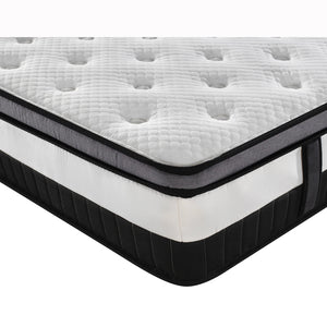 Smart Hypo-allergenic Mattress in a Box King Size Cover Pocket Furniture Bedroom Hotel Knitted Fabric Normal Spring Mattresses NEWFURNITURELOOKS