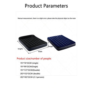 Automatic Air Bed Inflatable Home Inflatable Bed Single Air Mattress Bed Double Lazy Bed Outdoor Portable Air Mattress Bed NEWFURNITURELOOKS