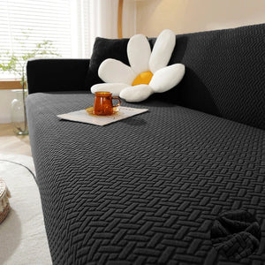 Jacquard Elastic Sofa Cover For Living Room Slipcovers Stretch Polar Fleece Armchair Protector L Shaped Sofa 1/2/3/4 Seater Home NEWFURNITURELOOKS