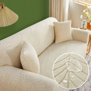 Jacquard Sofa Covers 1/2/3/4 Seats Solid Couch Cover L Shaped Thicken Sofa Cover Protector Bench Covers NEWFURNITURELOOKS
