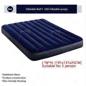Automatic Air Bed Inflatable Home Inflatable Bed Single Air Mattress Bed Double Lazy Bed Outdoor Portable Air Mattress Bed NEWFURNITURELOOKS