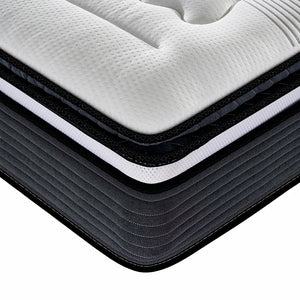 12 Inch Mattress Twin Full Queen King Bed Size Mattresses Medium Firm 7 Zone Pocket Spring Mattress Bedroom Furniture NEWFURNITURELOOKS