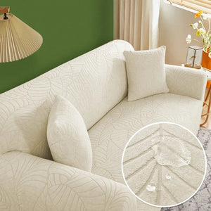 Jacquard Sofa Covers 1/2/3/4 Seats Solid Couch Cover L Shaped Thicken Sofa Cover Protector Bench Covers NEWFURNITURELOOKS